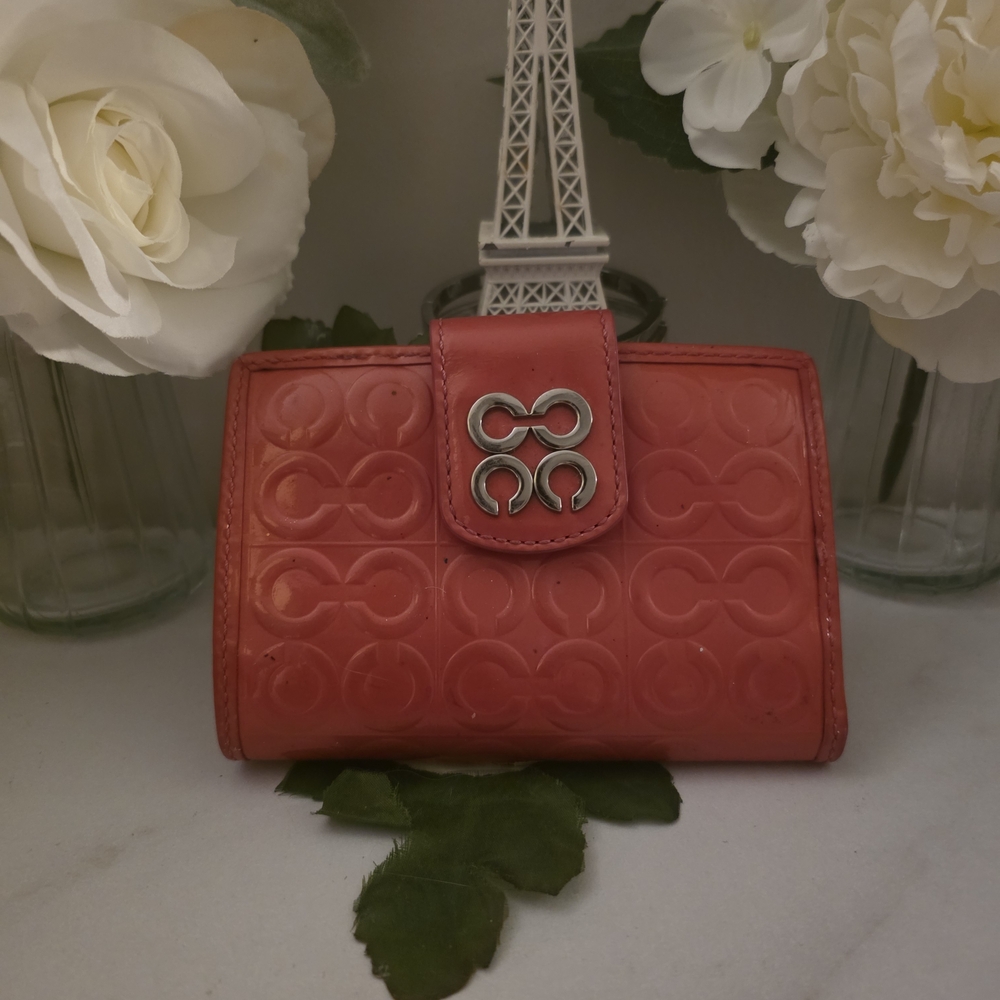 Coach Red Wallet - Picture 1 of 3
